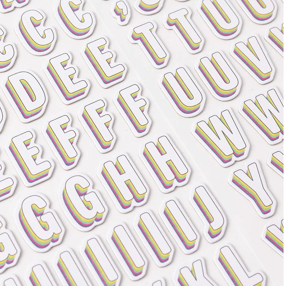 Thickers - Sweet Rush Alphabets