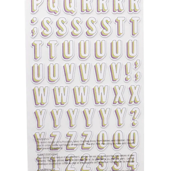 Thickers - Sweet Rush Alphabets
