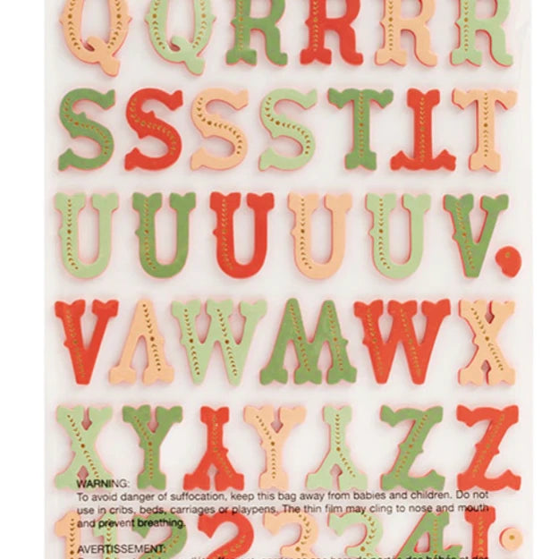 Thickers - Tinsel Town Alphabets