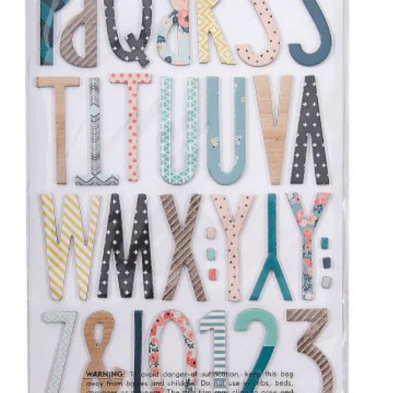 Thickers- Trinkets Alphabets