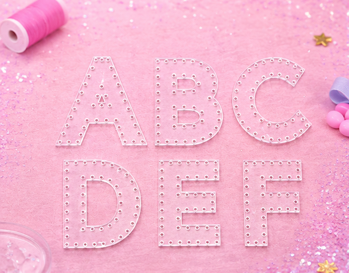 Stitching Template - Alphabet’s