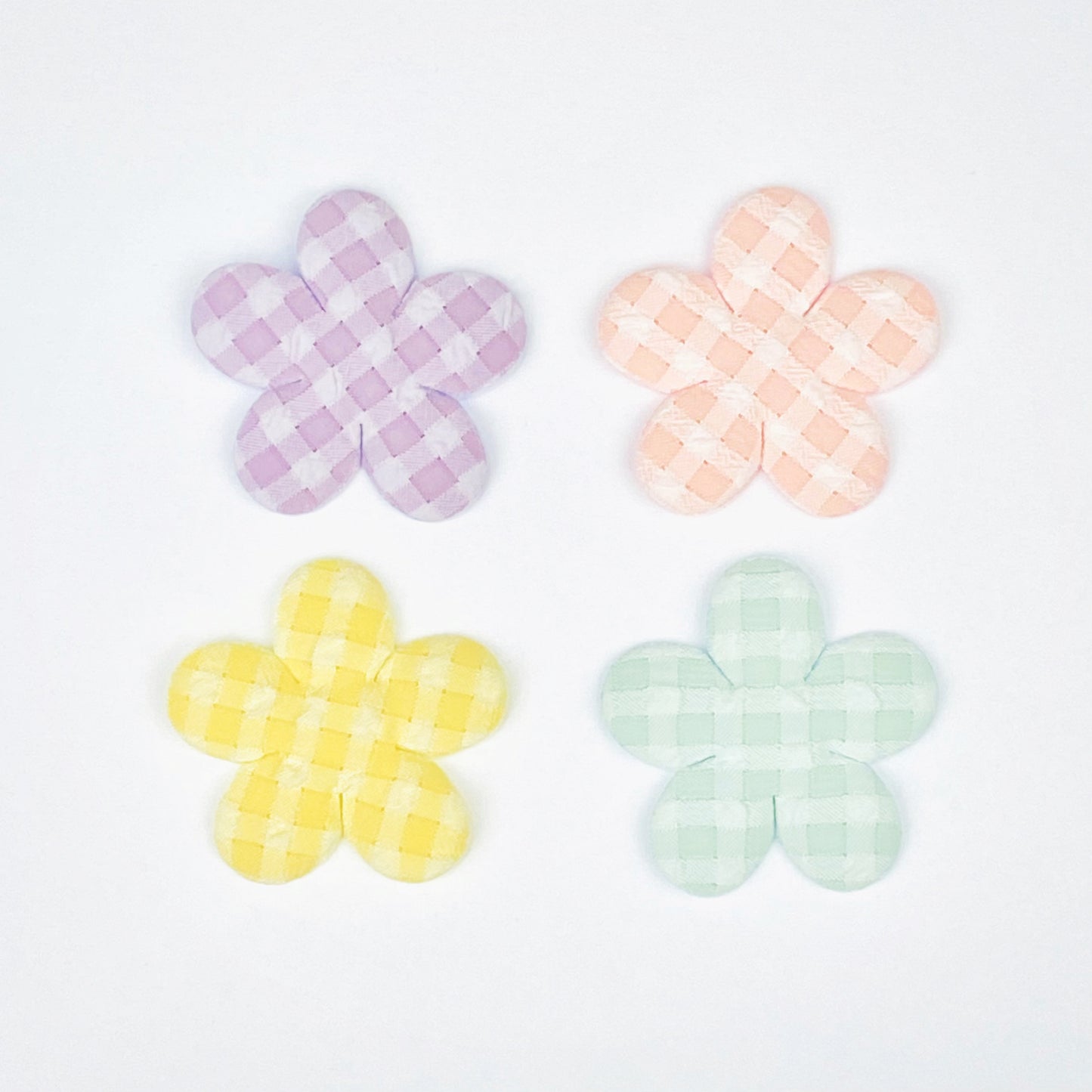 Embellishments - Fabric Pastel Flowers