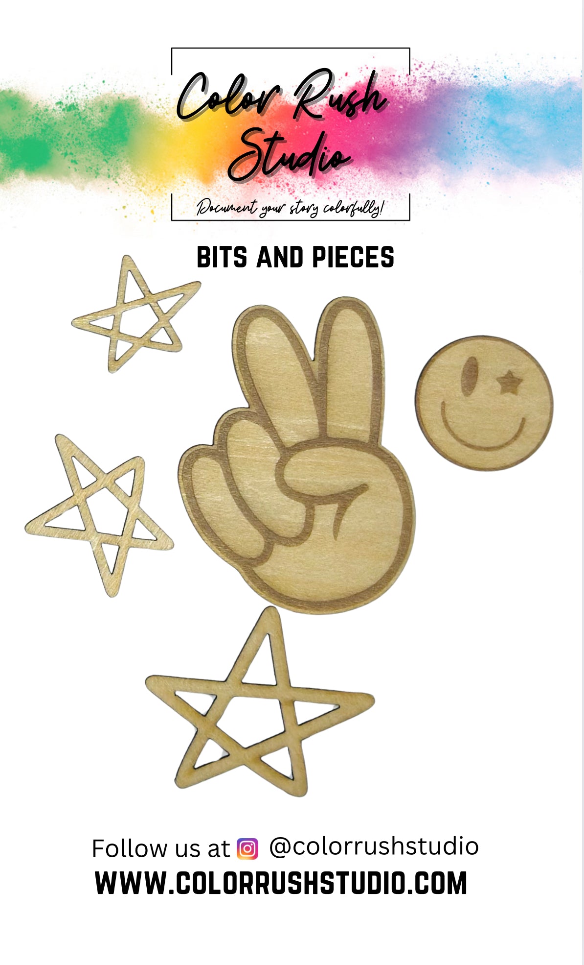 Embellishments- You Rock Wood