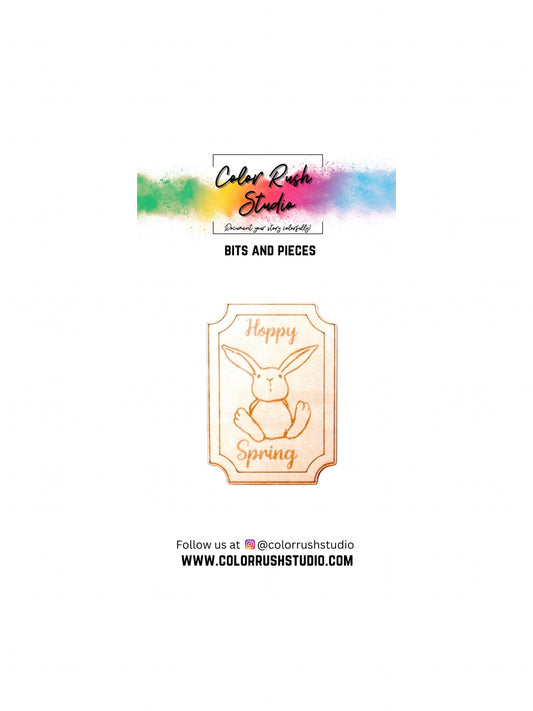 Embellishments - Wood Engraved Bunny