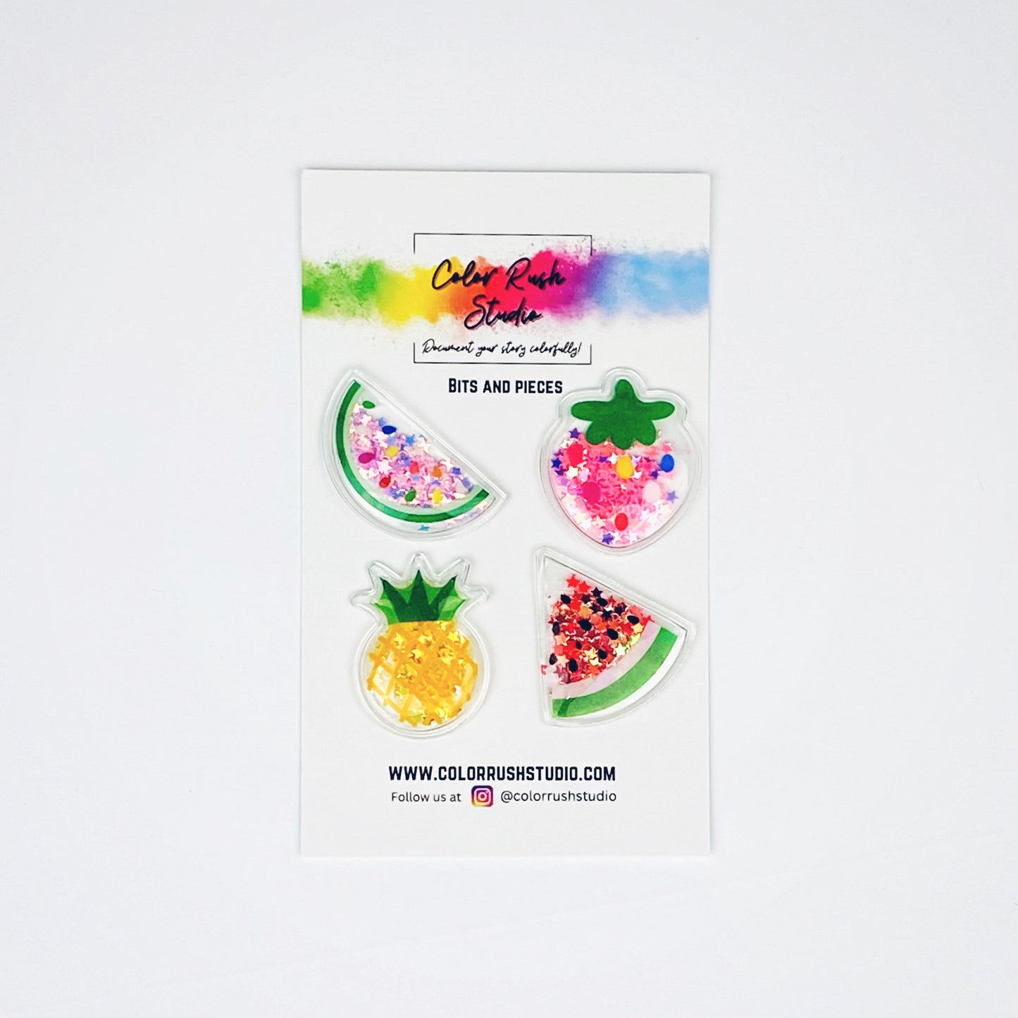 Embellishments - Shaker Sparkle Fruits