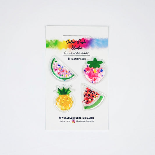 Embellishments - Shaker Sparkle Fruits