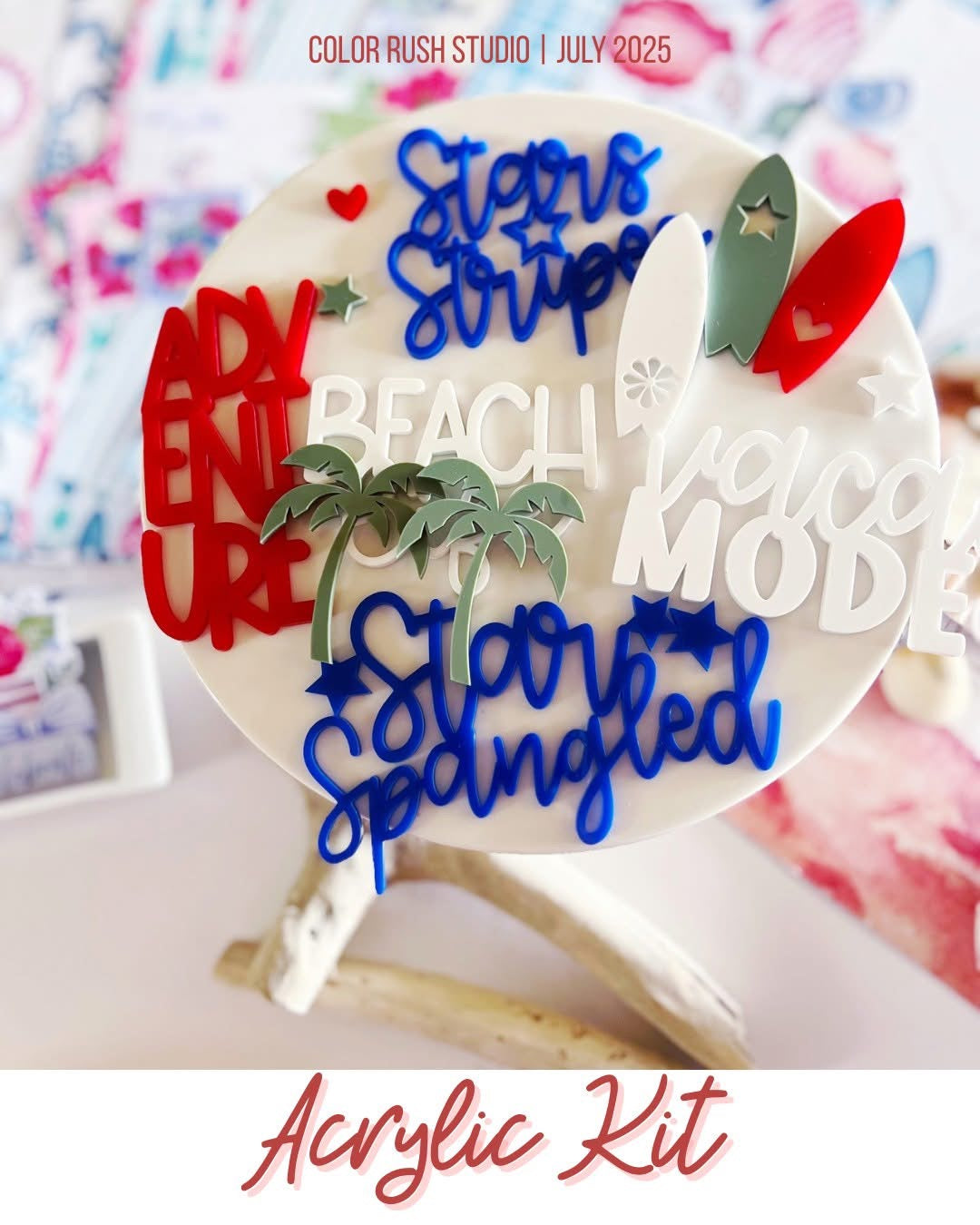 Club - Star Spangled - Acrylic
