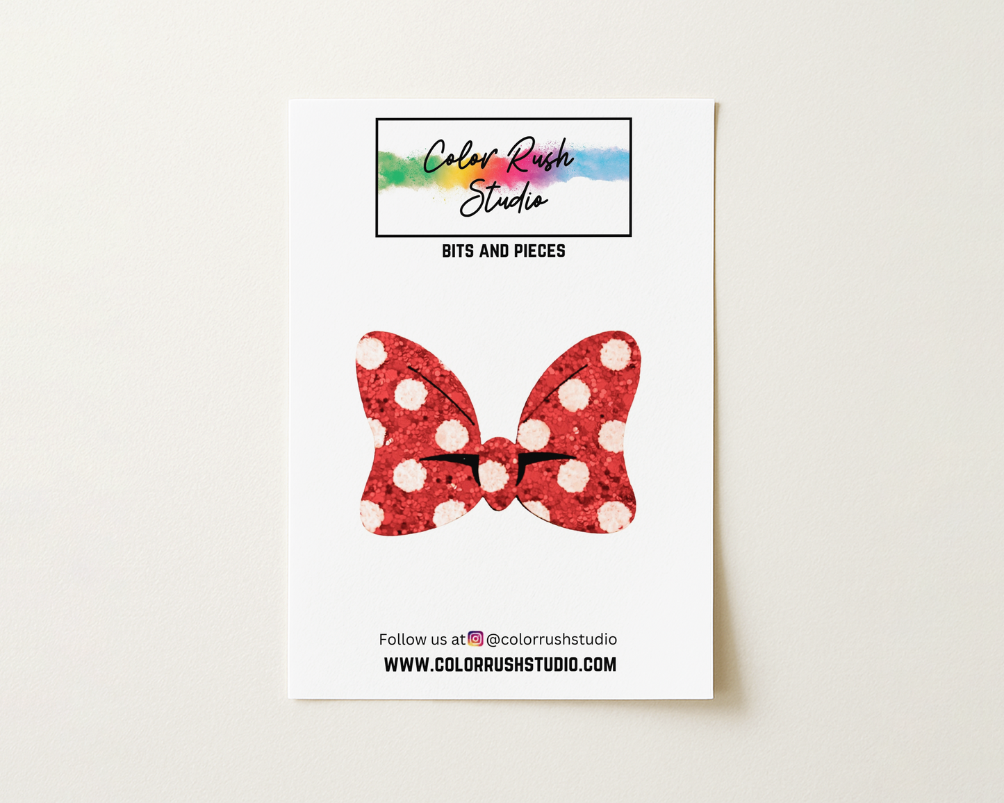 Embellishments - Polka Dot Bow