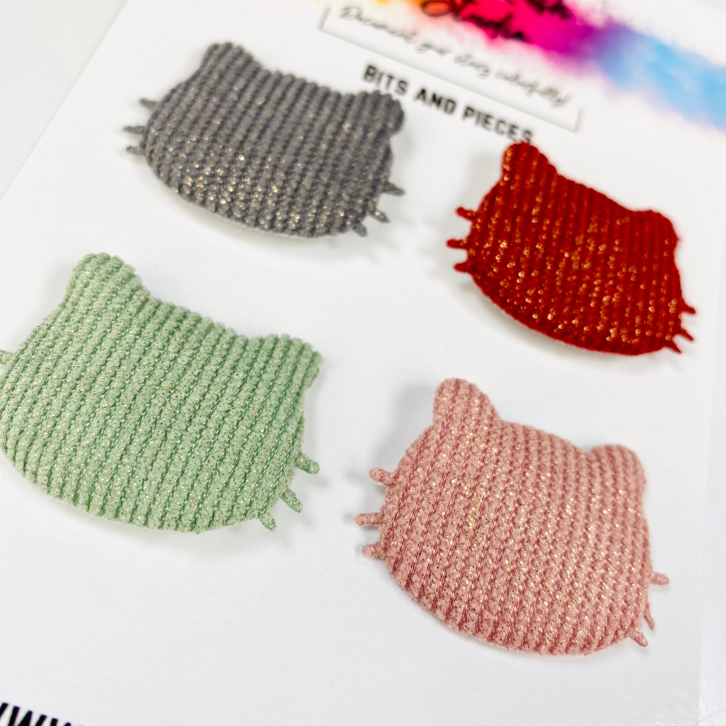 Embellishments - Corduroy Cats