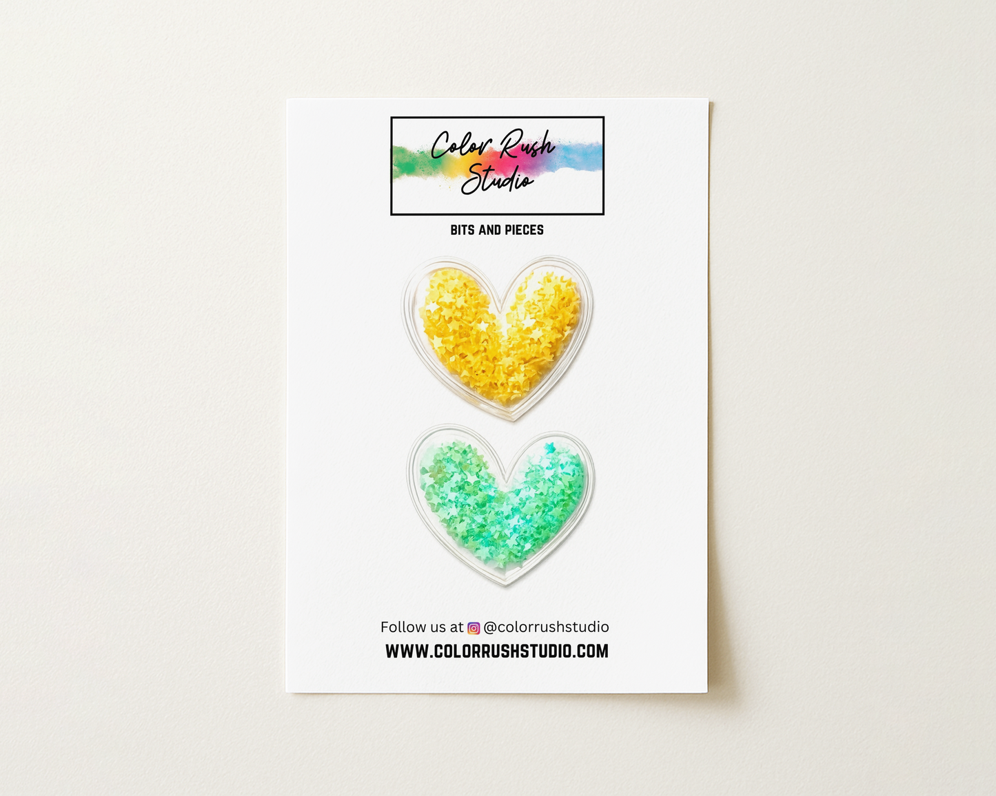 Embellishments - Shaker Sparkle Heart