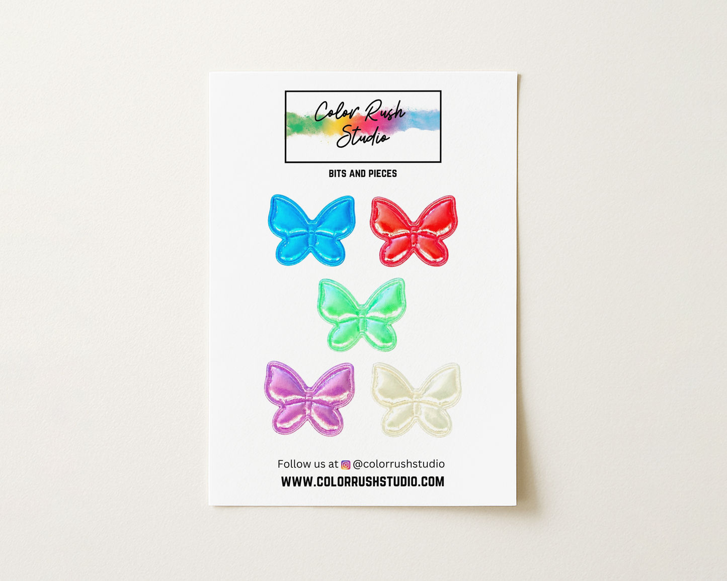 Embellishments - Shiny Butterflies
