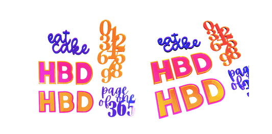 Acrylic - Celebrate all the things...