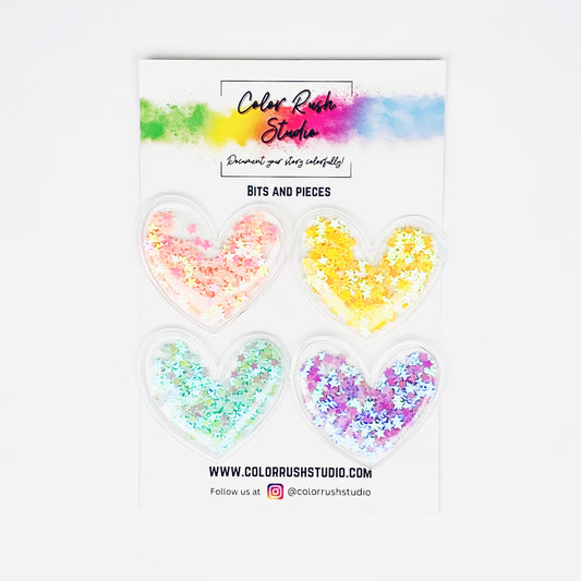 Embellishments - Shaker Sparkle Heart