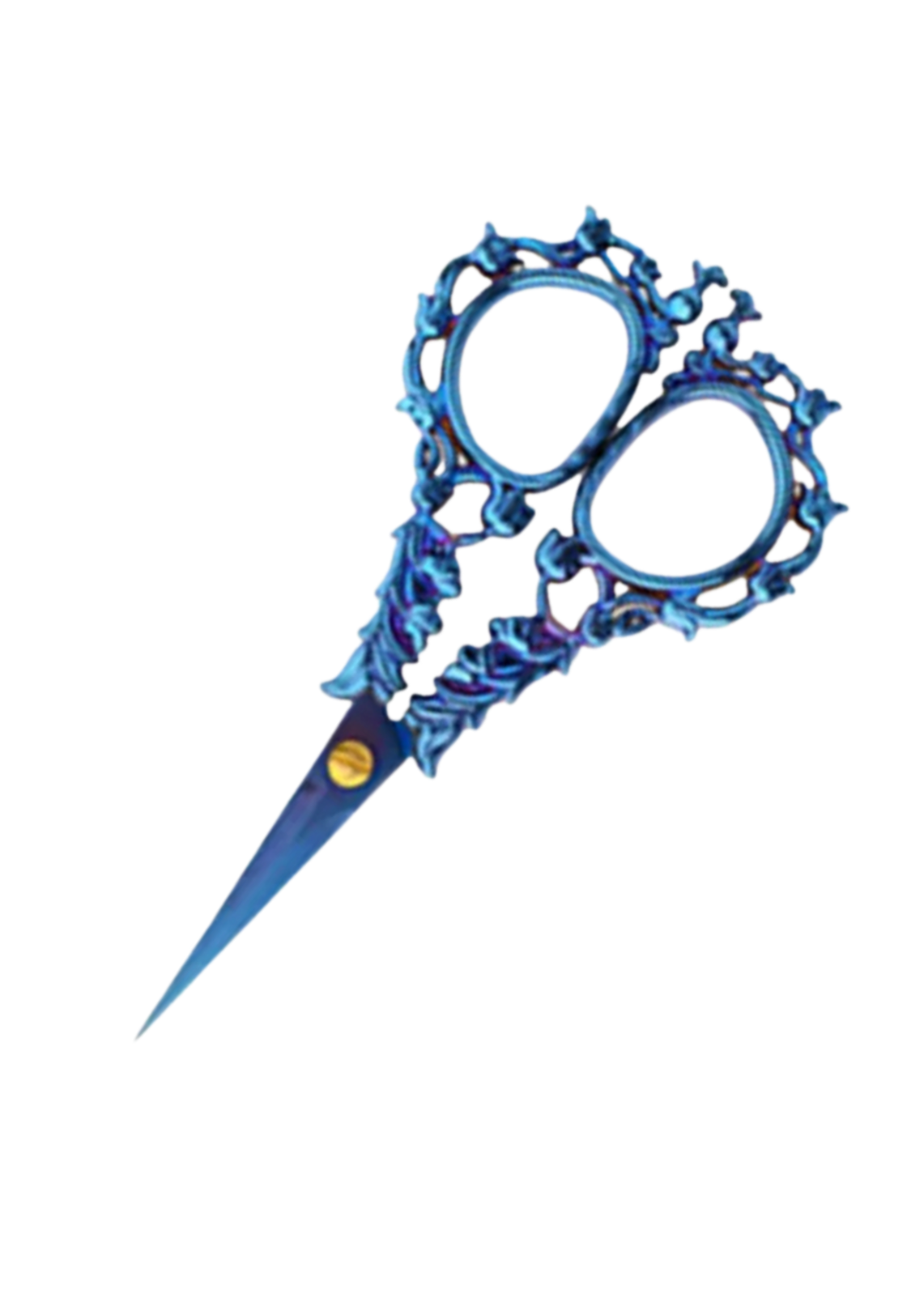 Vintage Style Scissors Blue