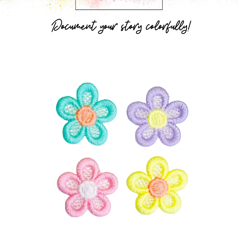 Embellishments - Embroidered Flowers