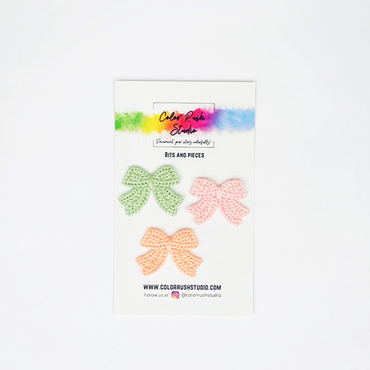 Embellishments - Embroidered Bows