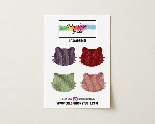 Embellishments - Corduroy Cats