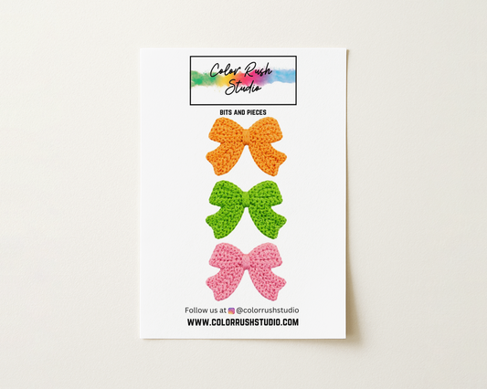 Embellishments - Embroidered Bows