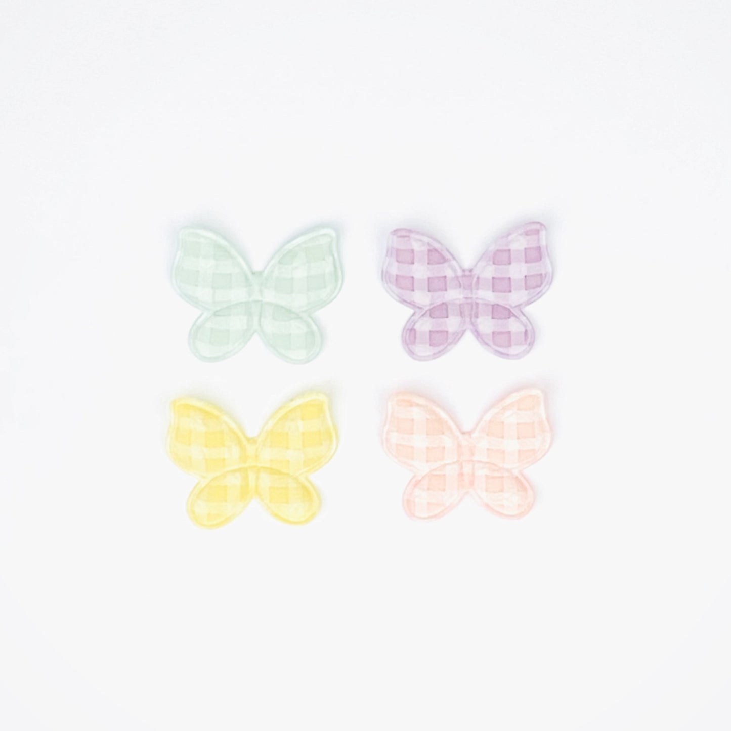 Embellishments - Fabric Pastel Butterflies