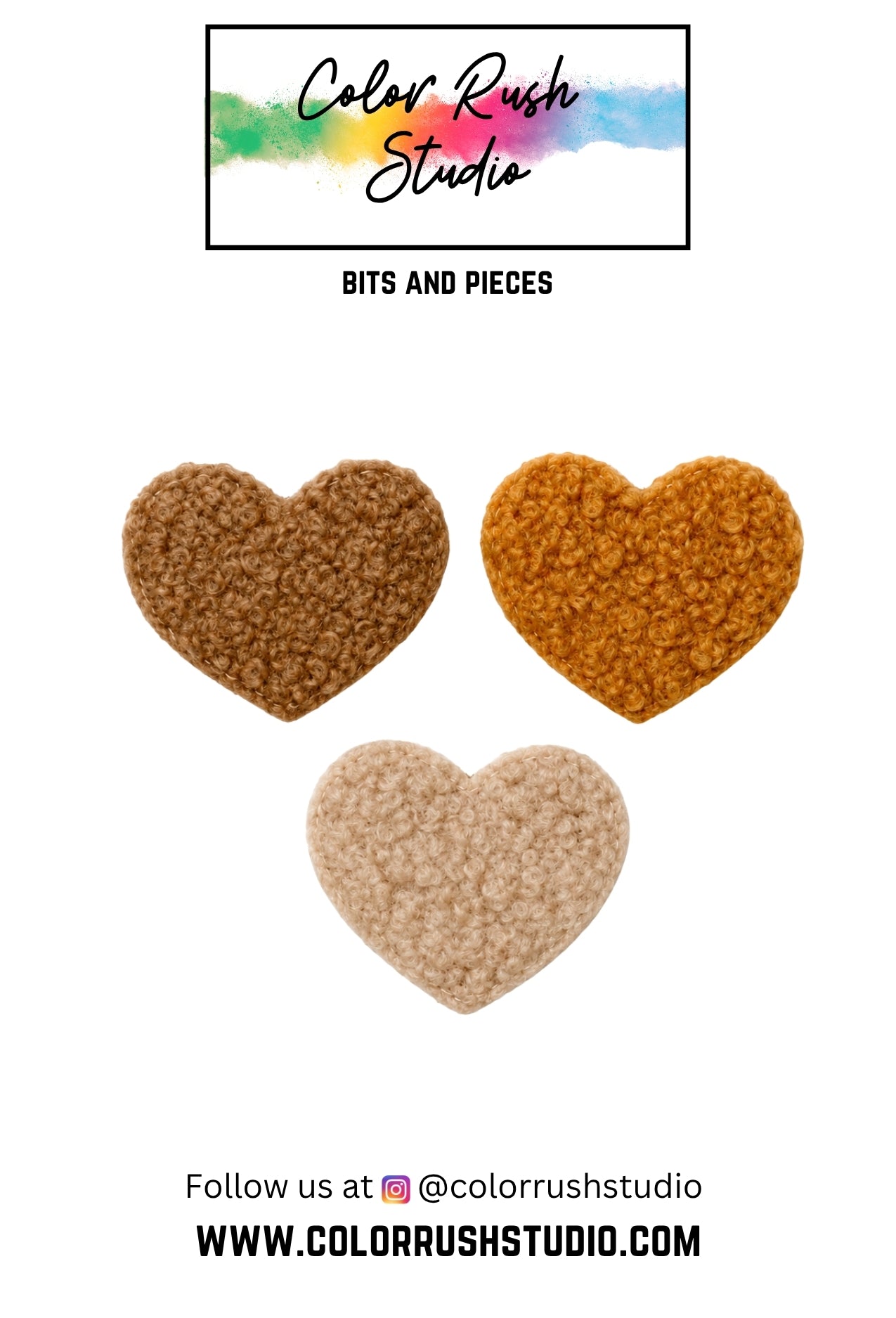 Embellishments - Teddy Bear Hearts