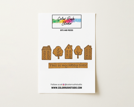 Embellishments - Cork Happy Place