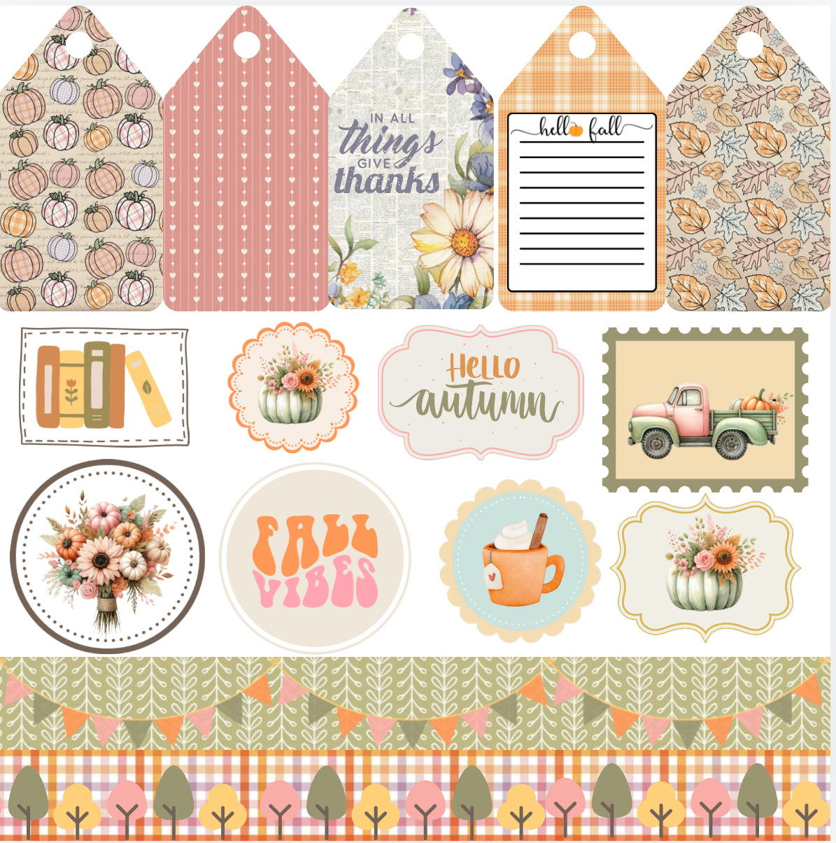 Kit - October Hey, Boo Add on kit only - (Indvidual kit only)