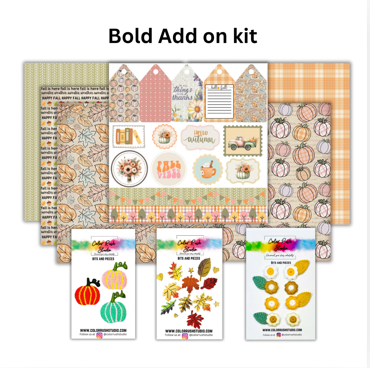 Kit - October Hey, Boo Add on kit only - (Indvidual kit only)