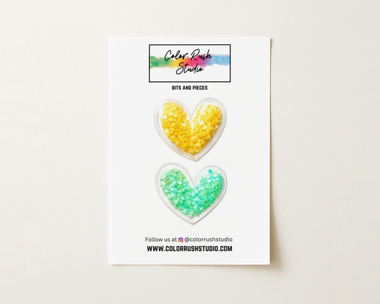 Embellishments - Shaker Sparkle Heart