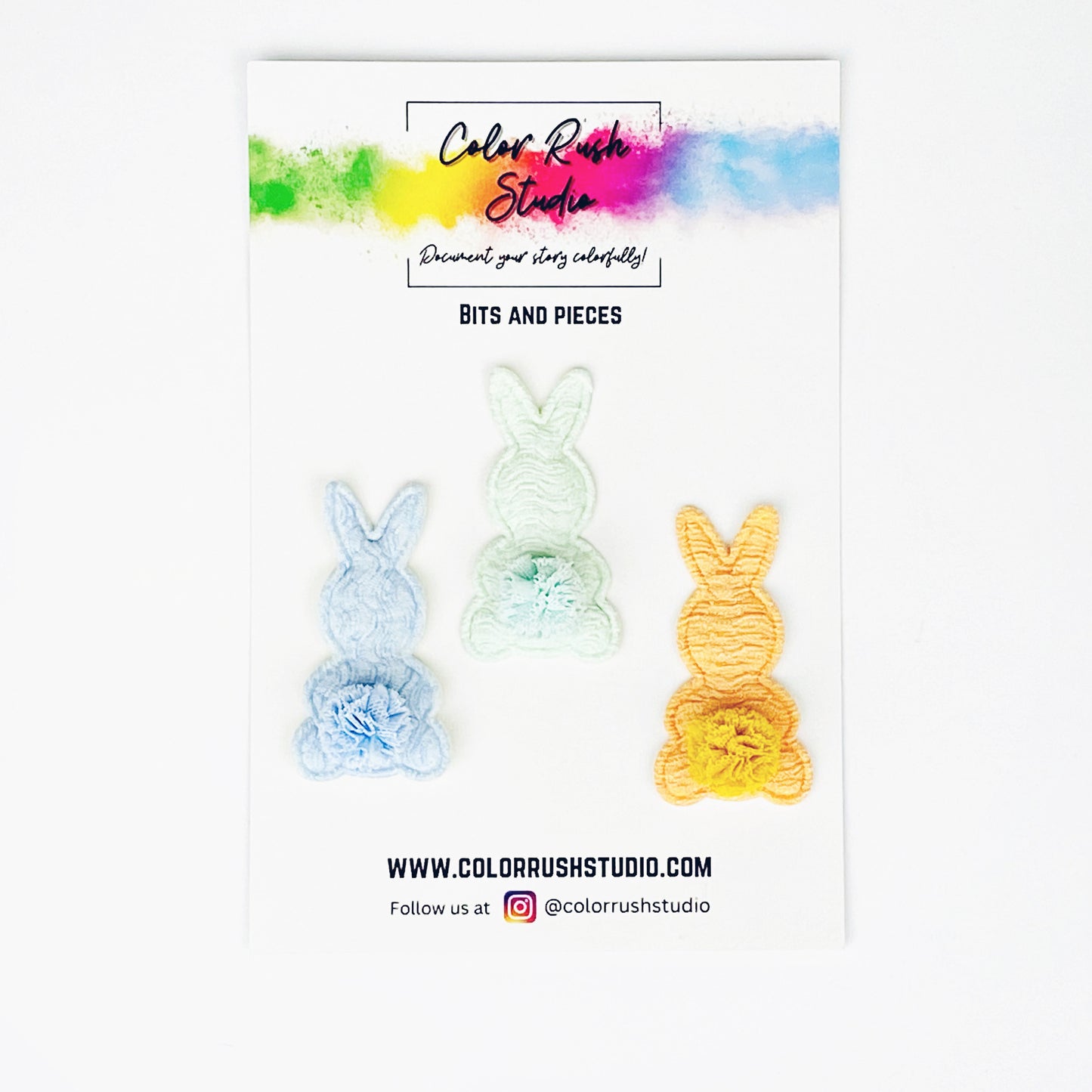 Embellishments - Fabric Bunny Cotton Tails