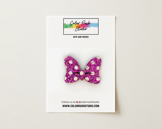 Embellishments - Polka Dot Bow