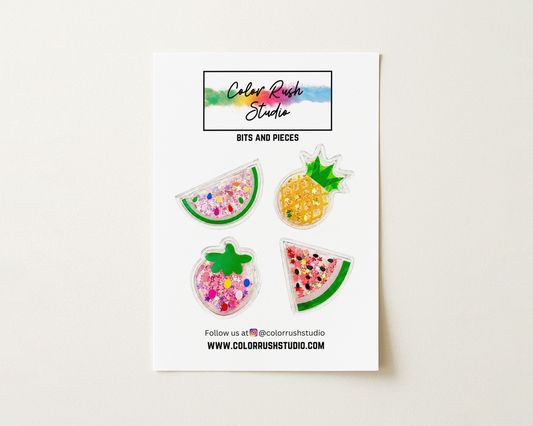Embellishments - Shaker Sparkle Fruits