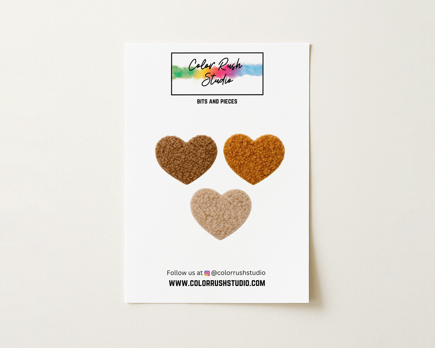 Embellishments - Teddy Bear Hearts