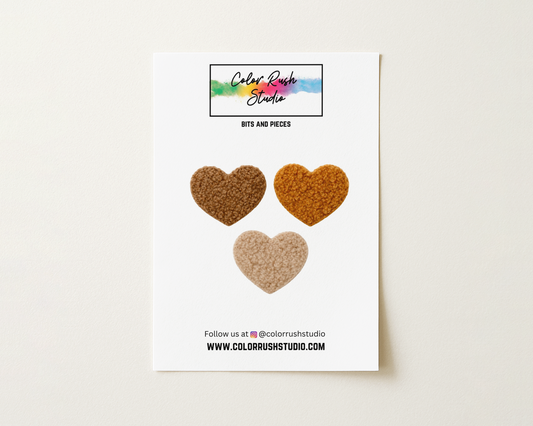Embellishments - Teddy Bear Hearts